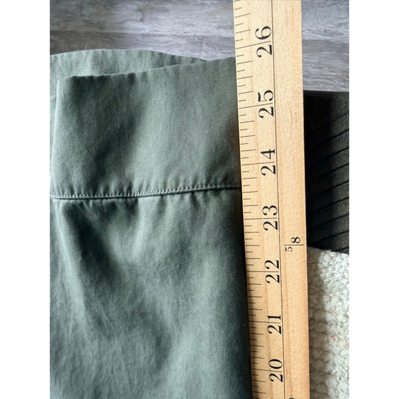 Banana Republic Women’s Straight High-Rise Ankle Pants Green Tencel Lyocell Size - Picture 5 of 7